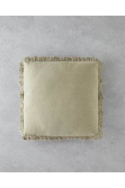 Delhi Throw Pillow Cover 43X43 cm Green