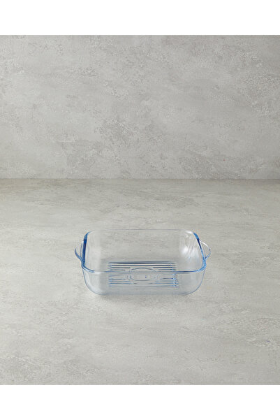 Bake&Serve стаклен квадратен сад за печење со решетка 24 X 21 cm транспарентен