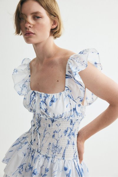 Drawstring Waist Dress