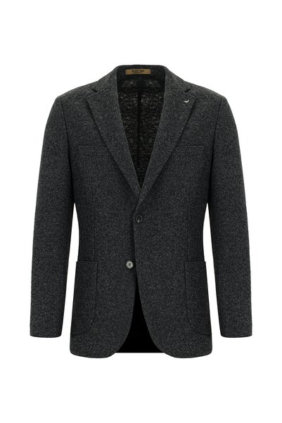 6 Drop Regular Fit Standard Cut Sports Woolen Italian Jacket