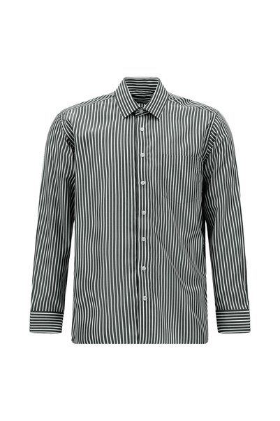 Long Sleeve Classic Striped Lyocell Shirt