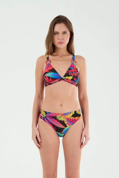 B21048 Ringed Triangle Bikini Set