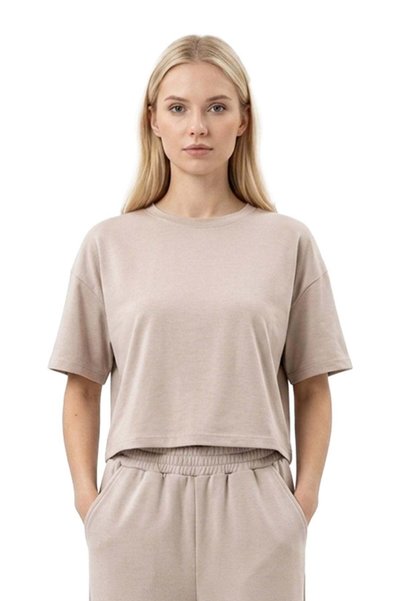 Premium - Sway Collection |   Mink Modal Crew Neck T-Shirt