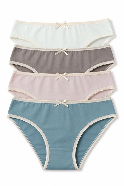Women's Panties 4 Pack Lycra Cotton