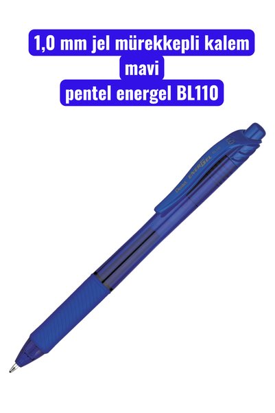 1.0mm Gel Ink Pen Blue Pentel Energel Bl110