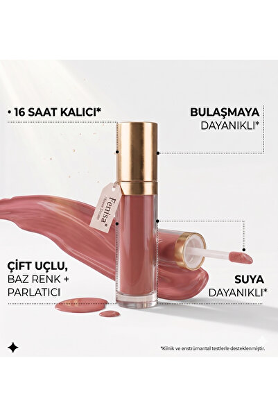 Кармин - Unlimited Beauty - FL001 Mauve / Warm rose - долготраен сјаен / мат течен кармин Mauve