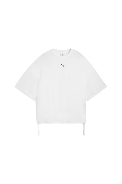 DARE TO Ruched Women's Wide Cut T-shirt