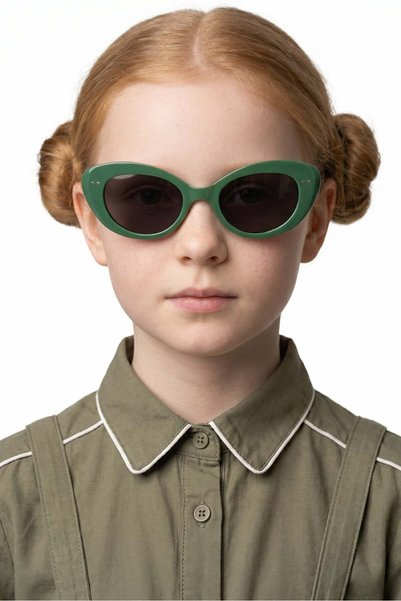 Lumora Green Black Children's Sunglasses