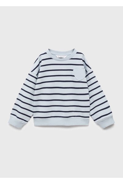Heart Embroidered Sweatshirt