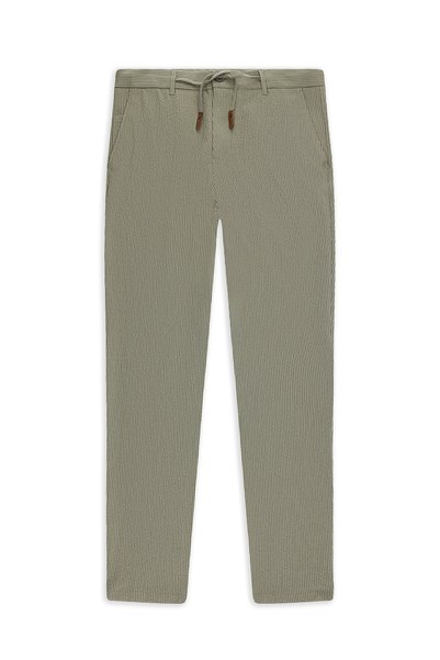 6 Drop Regular Fit Standard Cut Drawstring Waist L Stretch Fabric Gofre Classic Fabric Trousers