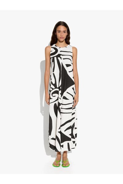 Women's Long Patterned Dress