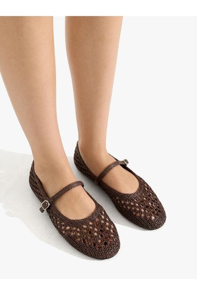 Women's Knitted Mesh Ballerinas