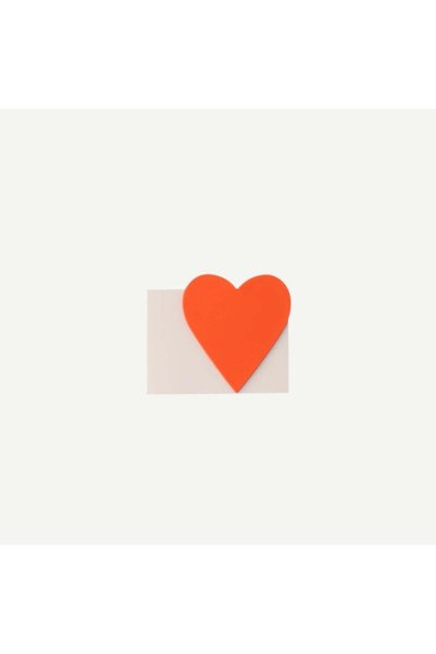Heart-Shaped Silicone Cover Mini Notepad