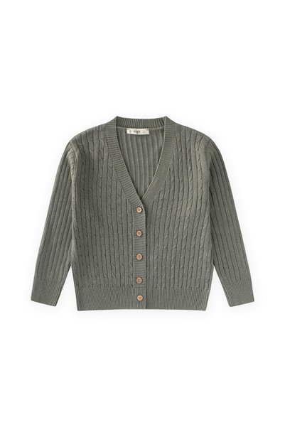 Hair Knitted Cardigan 2-8 Years Mint Green