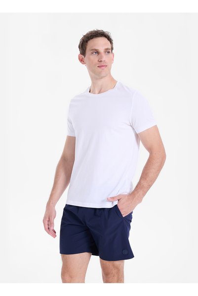D6Sm-My3821 Navy Blue Men's Shorts Swimwear