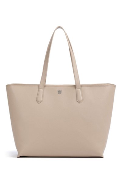 60% Polyester, 20% Recycled Polyurethane, 20% Polyurethane Light Mink Women's Shoulder Bag