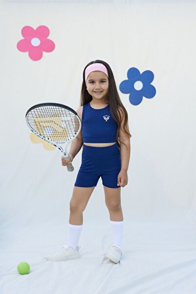 Tennis Club хеланки за девојчиња - ноќно сина боја