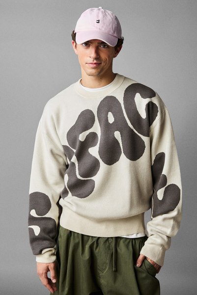 Printed Crew Neck Sweatshirt