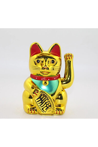 Мачка на среќата на батерии што се ниша - Maneki Neko Alk2933
