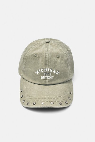 Michigan Stapled Detailed Hat