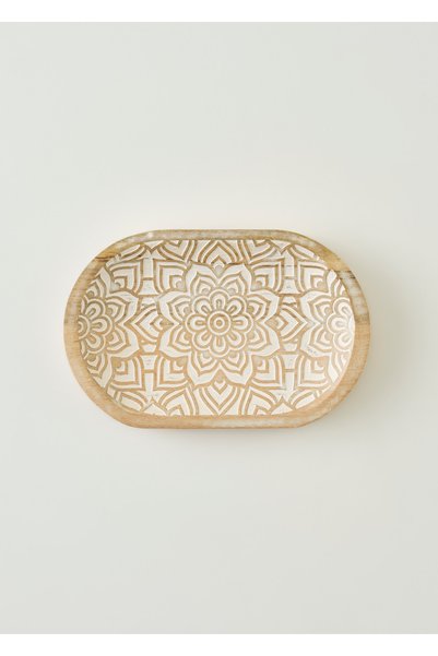 Aldo Decorative Plate Natural (30X3,5X20 cm)