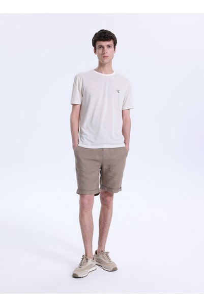 Mink Men's Relaxed Fit Bermuda Shorts F6Sm-Sht 2511