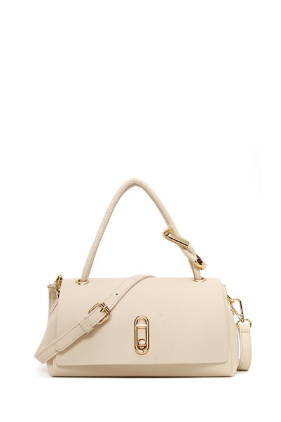 Women's Cream Long Strap Shoulder Bag 26Pbd263618