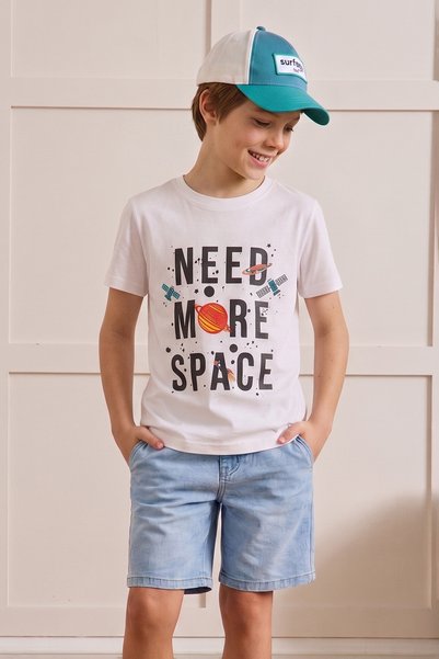 Need More Space Printed Boys' T-Shirt