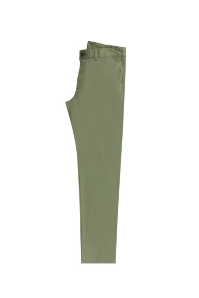 Regular Fit Standard Cut Lycra Canvas / Chino Trousers