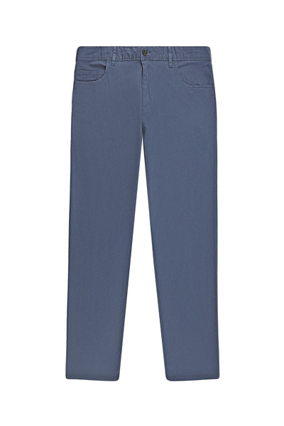 Regular Fit Standard Cut Lycra Canvas / Chino Trousers