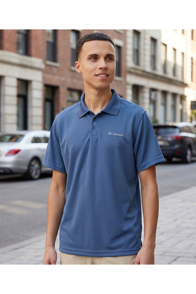 Men's Casual Polo Neck T-Shirt Colorful T-Shirt