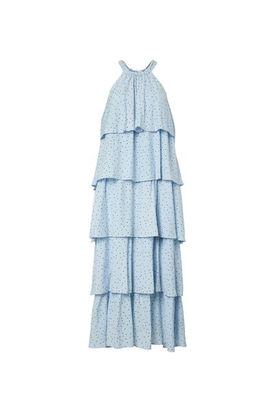 Yas Light Blue Women's Regular Dress Yasalicco Sl Ankle Dress