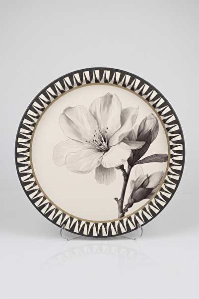 Метален послужавник, 31.5 Cm Triangel Flower