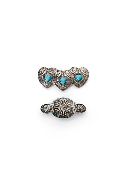 Carved Hair Clip Set