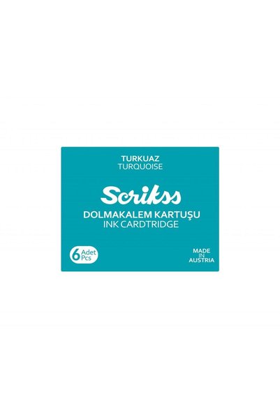 Dolma Pen Cartridge 6-Pack Turquoise