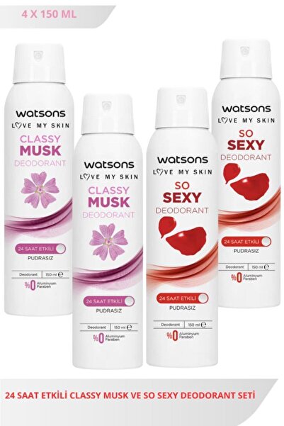 Сет дезодоранси Classy Musk 150 Ml X2 и So Sexy 150 Ml X2