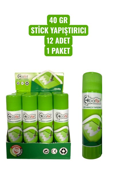 40 Gr Stick Adhesive 12 Pieces 1 Pack