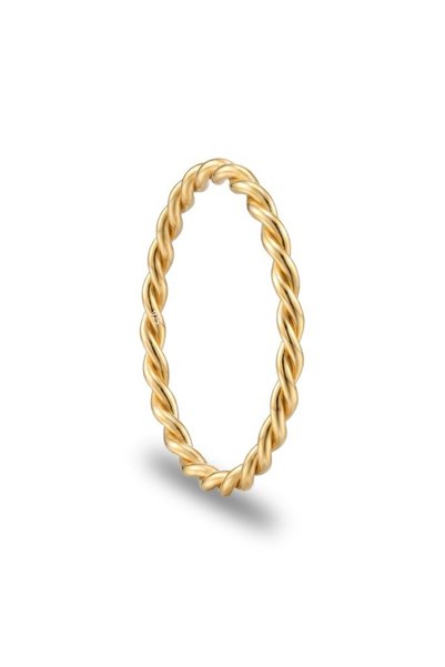 925 Sterling Silver Spiral Twist Ring Wedding Ring