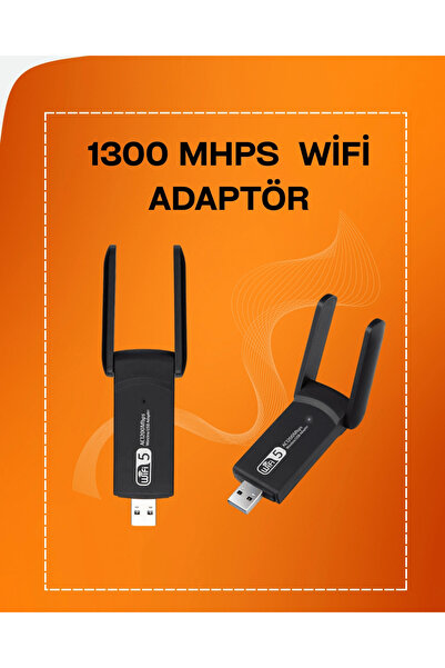 Plug-and-Play двопојасен WiFi адаптер – 1200 Mbps
