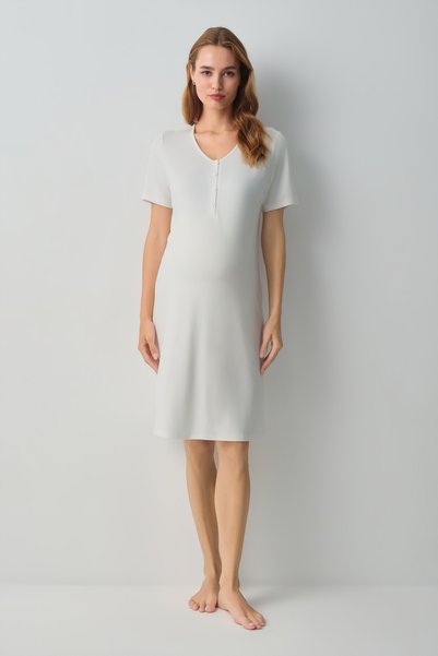 Pearl Hamile Pregnant Maternity Nightgown