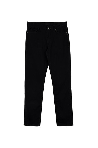 Black Men's Slim Fit Denim Trousers F6Wm-Pnt 2116