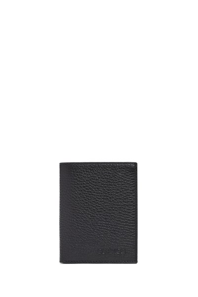 Men's Black Leather Card Holder 000A2D3102Ft