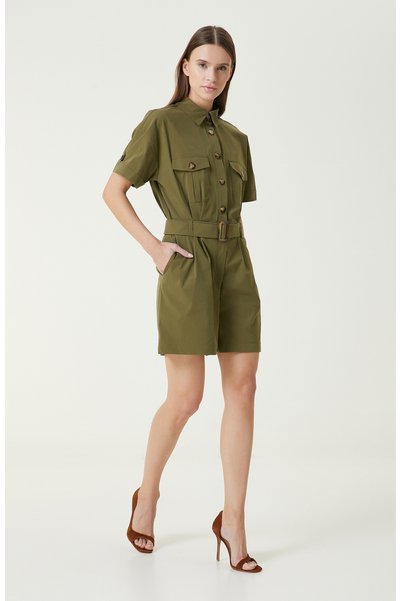 Khaki Jumpsuit