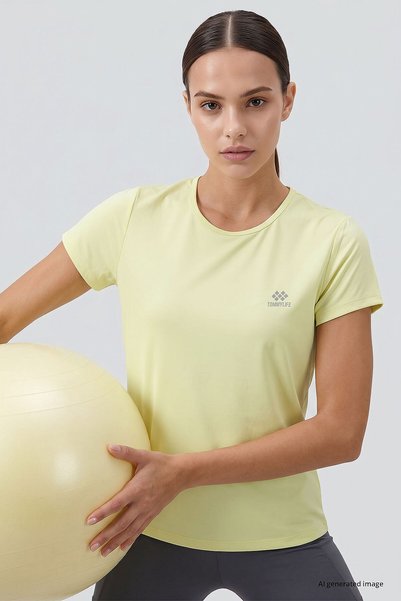 Limon Basic Short Sleeve Standard Fit O-Neck Women's T-Shirt - 97144