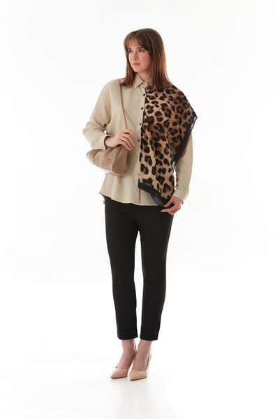 Basic Jacquard Oversize Shirt