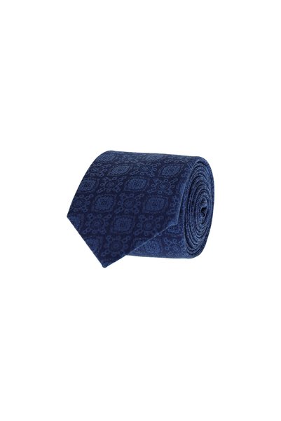 Patterned Italian Silk Tie