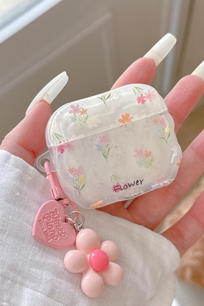 Футрола за слушалки компатибилна со AirPods Pro 3. генерација, со кука за апсорпција на удари, висок квалитет со привезок