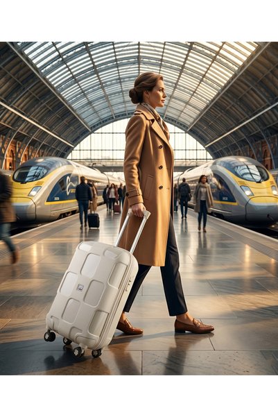 Unisex Lockable Durable Suitcase Large - Medium - Cabin Size Travel Bag (the Size You Choose Will Be Sent)