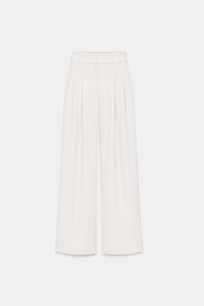Premium Rovena Double Pleated Detailed Woven Trousers