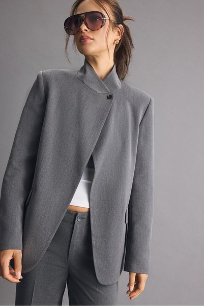 Asymmetrical Blazer Jacket